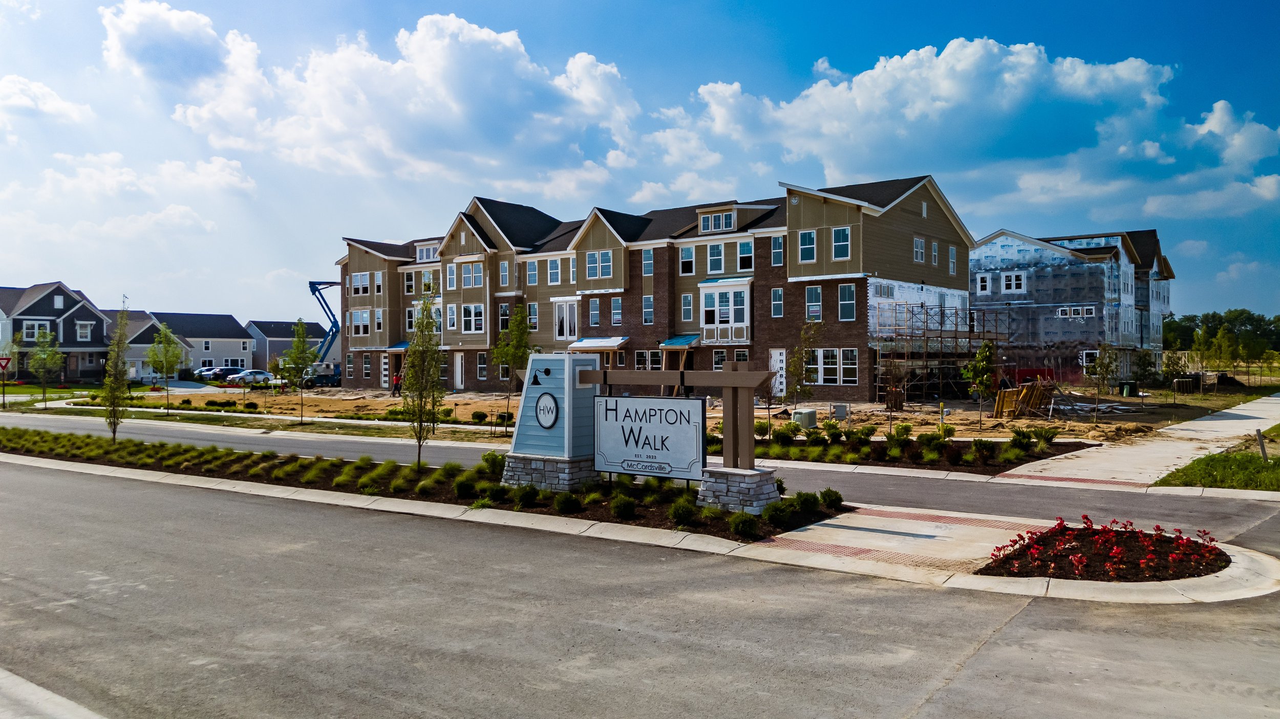 Luxury New Townhomes in McCordsville The Townes at Hampton Walk